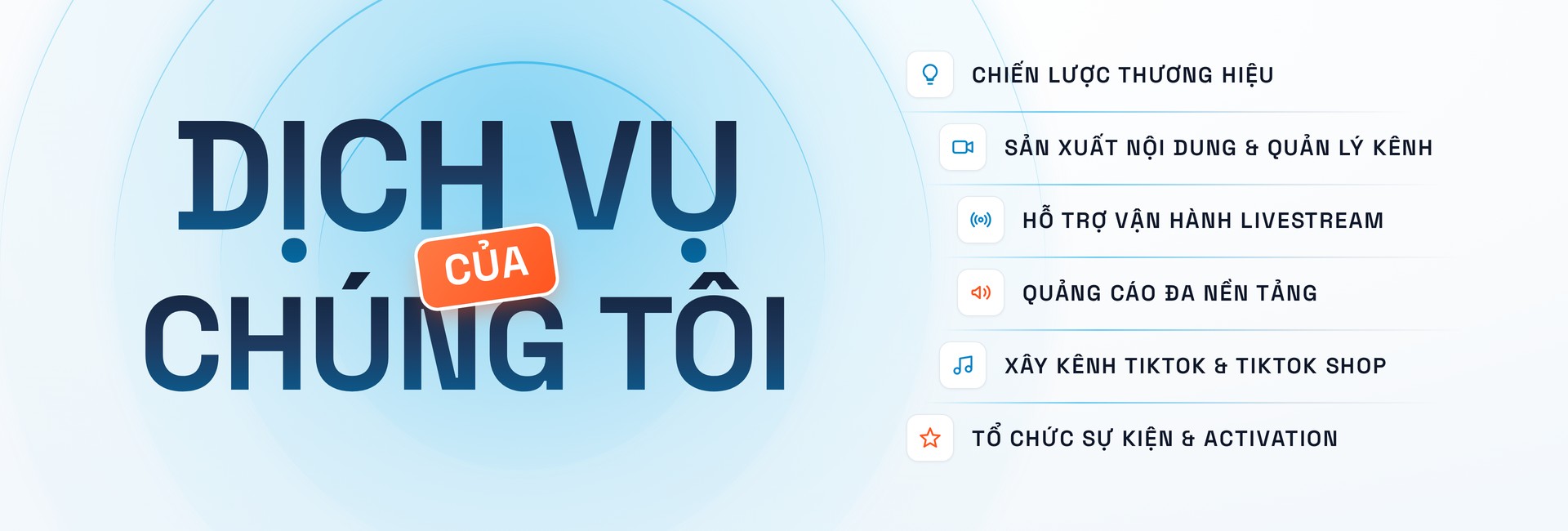 Banner 3 Dịch vụ - Ares Media